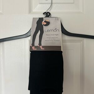 Lemon Black Opaque Tights NWT!!!